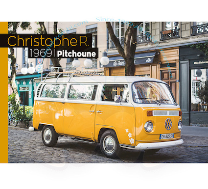 Vanagain | Large VW Bus Coffee Table Book, in French