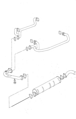 Complete Exhaust System for 1.9L Vanagon