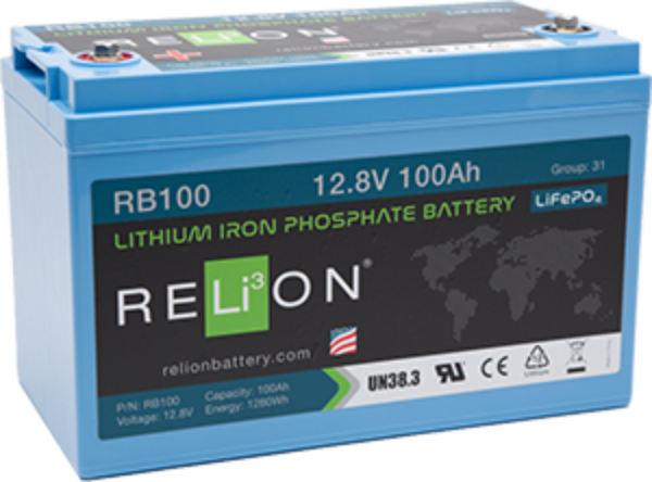 100 Amp Hour Lithium Iron Phosphate Battery