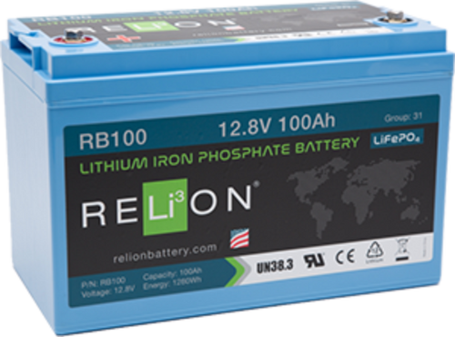 100 Amp Hour Lithium Iron Phosphate Battery