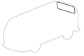 Rear Window Seal for Chrome Trim: VW Bus (1968-1979)