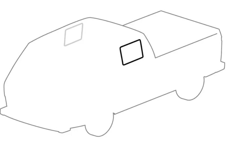 Side Window Seal, Crew Cab Vanagon, Opening Door Side- 80-91