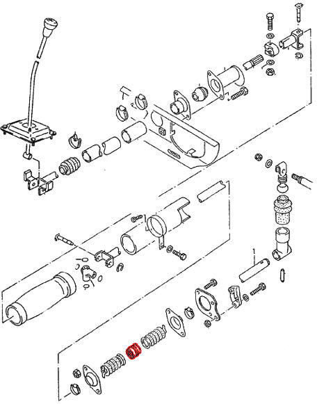 Buje de cambio para Vanagon 84-91, central o trasero