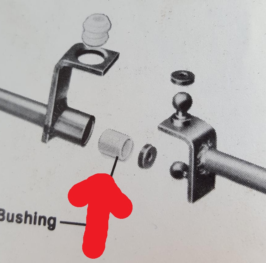 Bushing for universal on early Vanagon Shifter 80-83.5