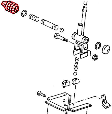 Bellows for 5-speed Shifter from 9/85-1991