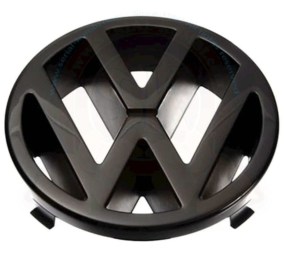 Grand logo VW en noir pour la calandre avant 125 mm