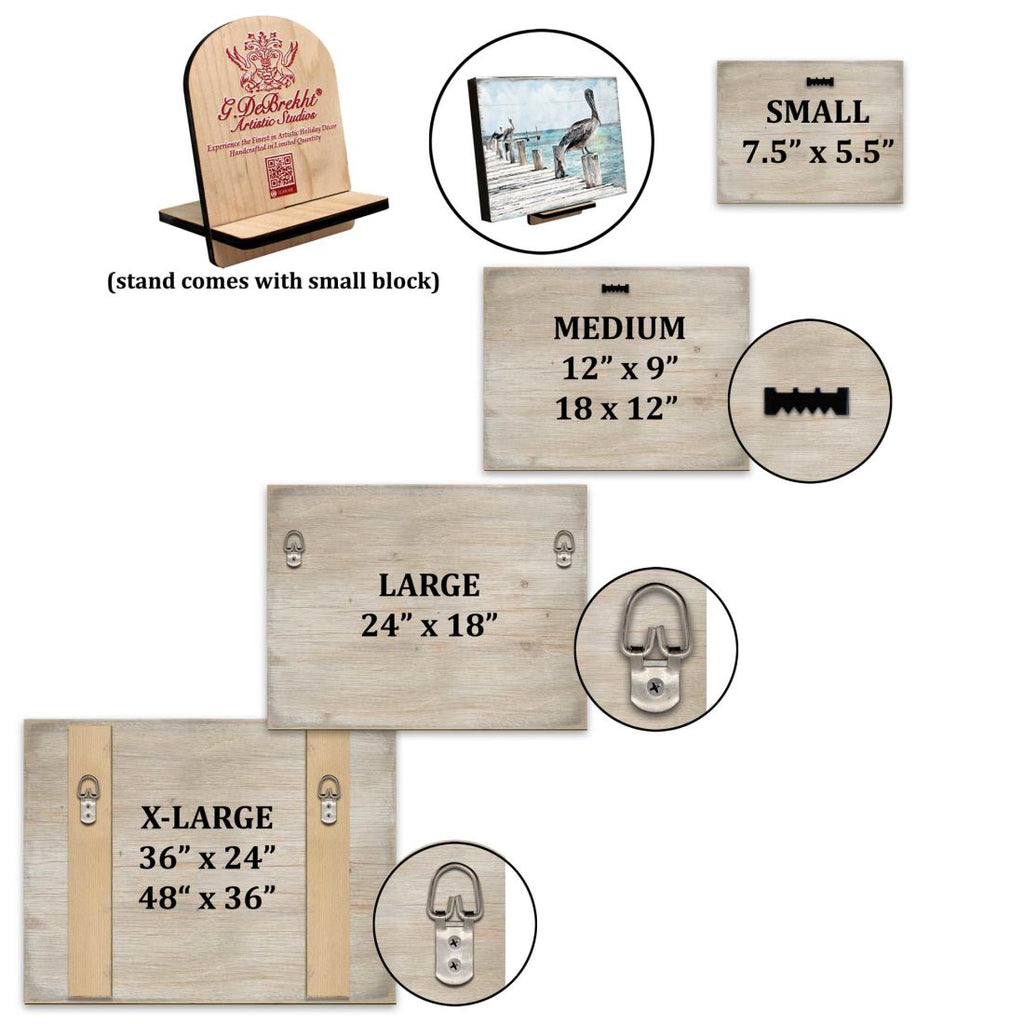 Tolliver Van Art Wooden Wall Art by Nature Wonders - Nature Wildlife Decor  - 95292B