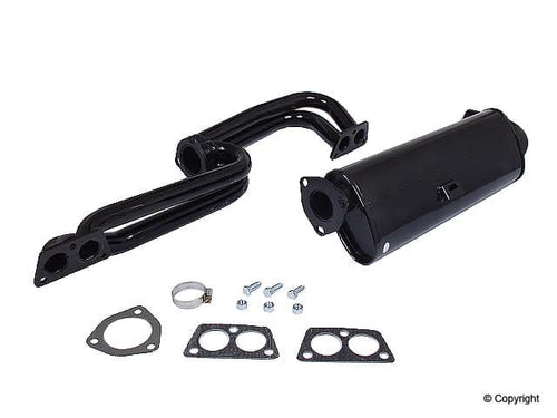 Complete Exhaust Header and Muffler system