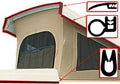 Complete Pop Top Seal kit for all Bus and Vanagon Westfalias 74-91