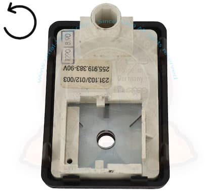Cover for rear heater fan switch on all Vanagon- Brown