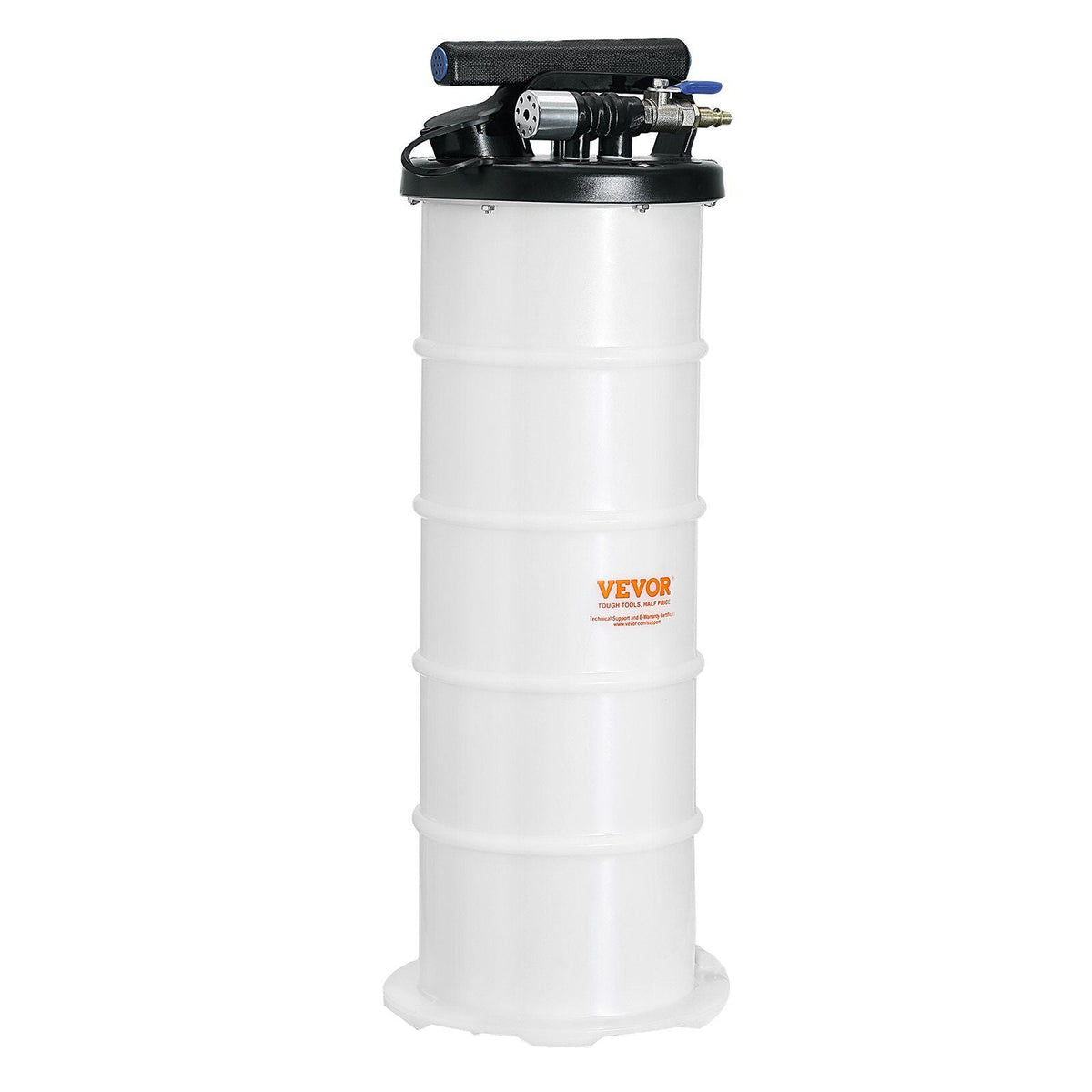 Fluid Extractor, 1.74 Gallons (6.5 Liters), Pneumatic/Manual Oil Changer Vacuum Fluid Extractor with Dipstick and Suction Hose, Oil Extractor Change Pump for Automotive Fluids Vacuum Evacuation