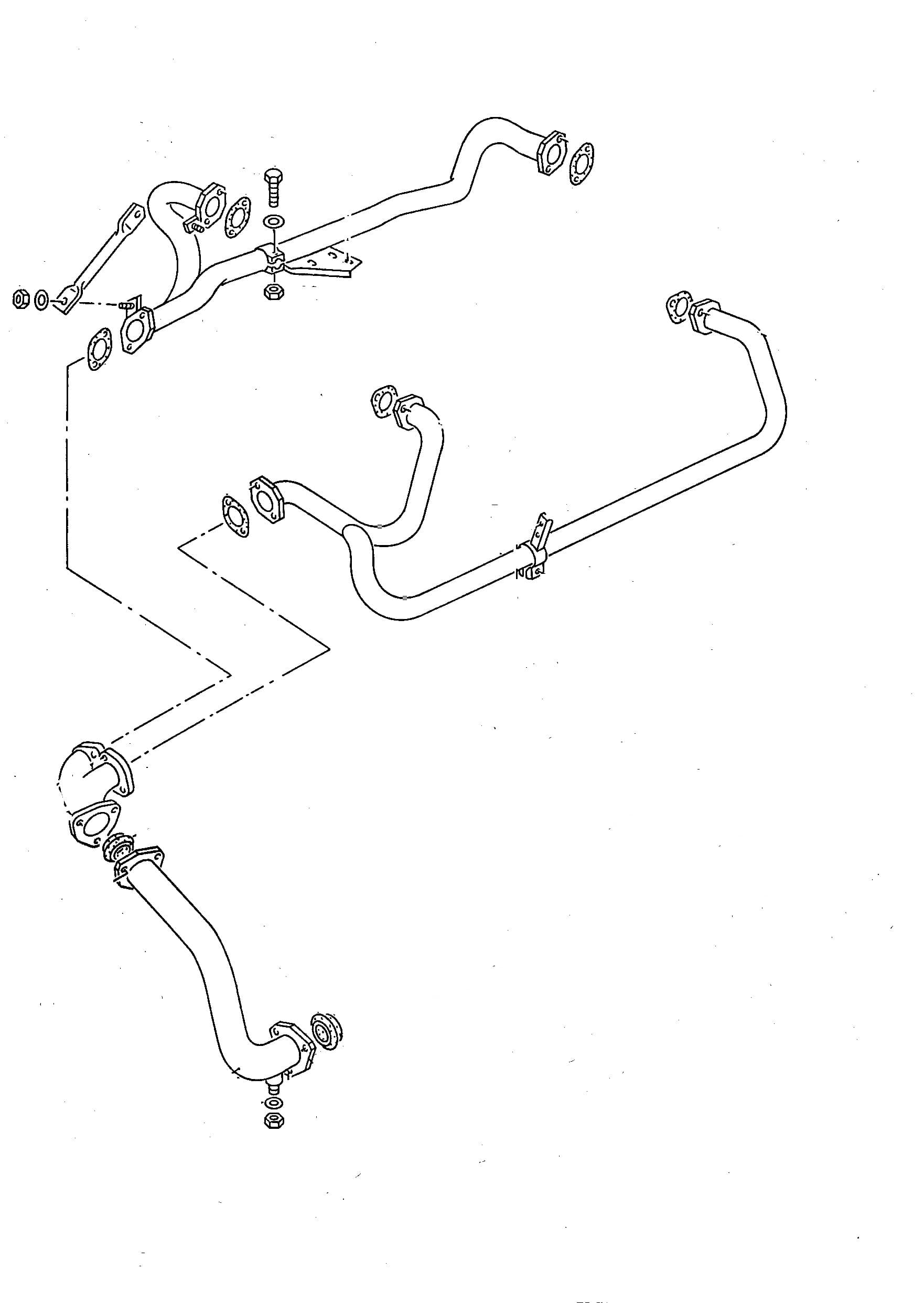 Exhaust Header for all Syncro Vanagon