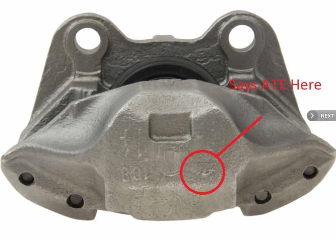 Rebuilt Front Brake Caliper (left) (ATE) for 73-79 Bus, 80-85 Vanagon