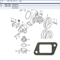 Gasket for Metal Flange on Thermostat Housing (83.5-85 Vanagon)