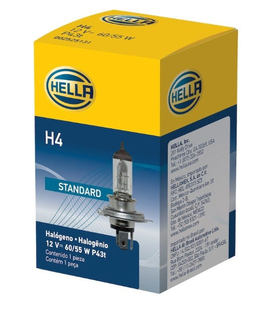 H4 Headlight Bulb 55/60 for aftermarket Headlight Housing