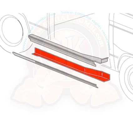 Inner Frame Sill Right side for all Vanagon