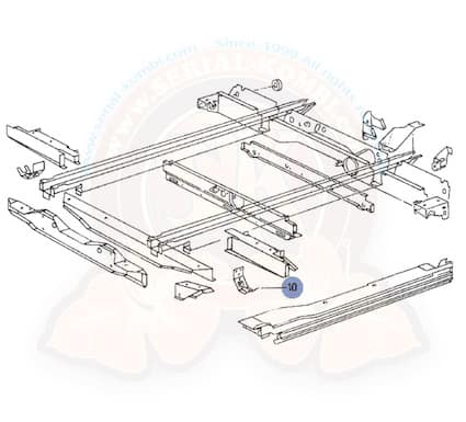 Left front Jacking Point Reinforcement for all Vanagon