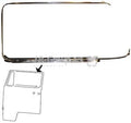 Outside scraper with chrome molding passenger front door for 68-79 VW Bus