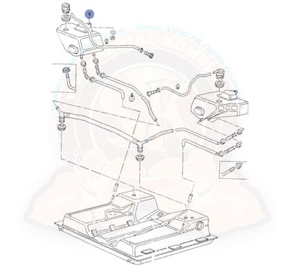 Plastic Fuel Expansion Tank for all Vanagon- Left side