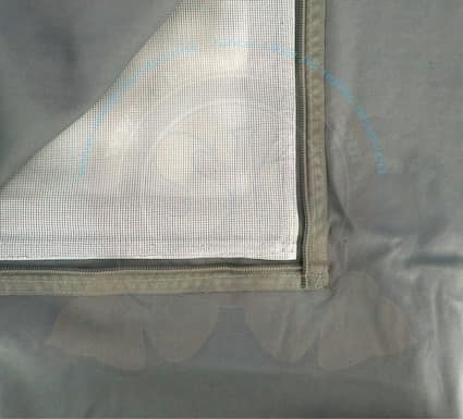 Pop top Westfalia roof canvas, T3 8/1985-7/1992, grey, 3 windows, high quality