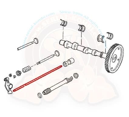 Push Rod for Waterboxer Vanagon engine 272mm long
