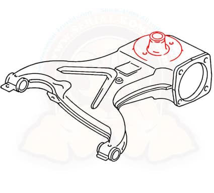 Rear Control Arm Spring Perch Repair Panel for all Vanagon