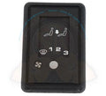 Rear Heater Fan Switch Cover on Dash for all Vanagon- Black