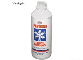 Blue Antifreeze for Waterwaterboxer engine