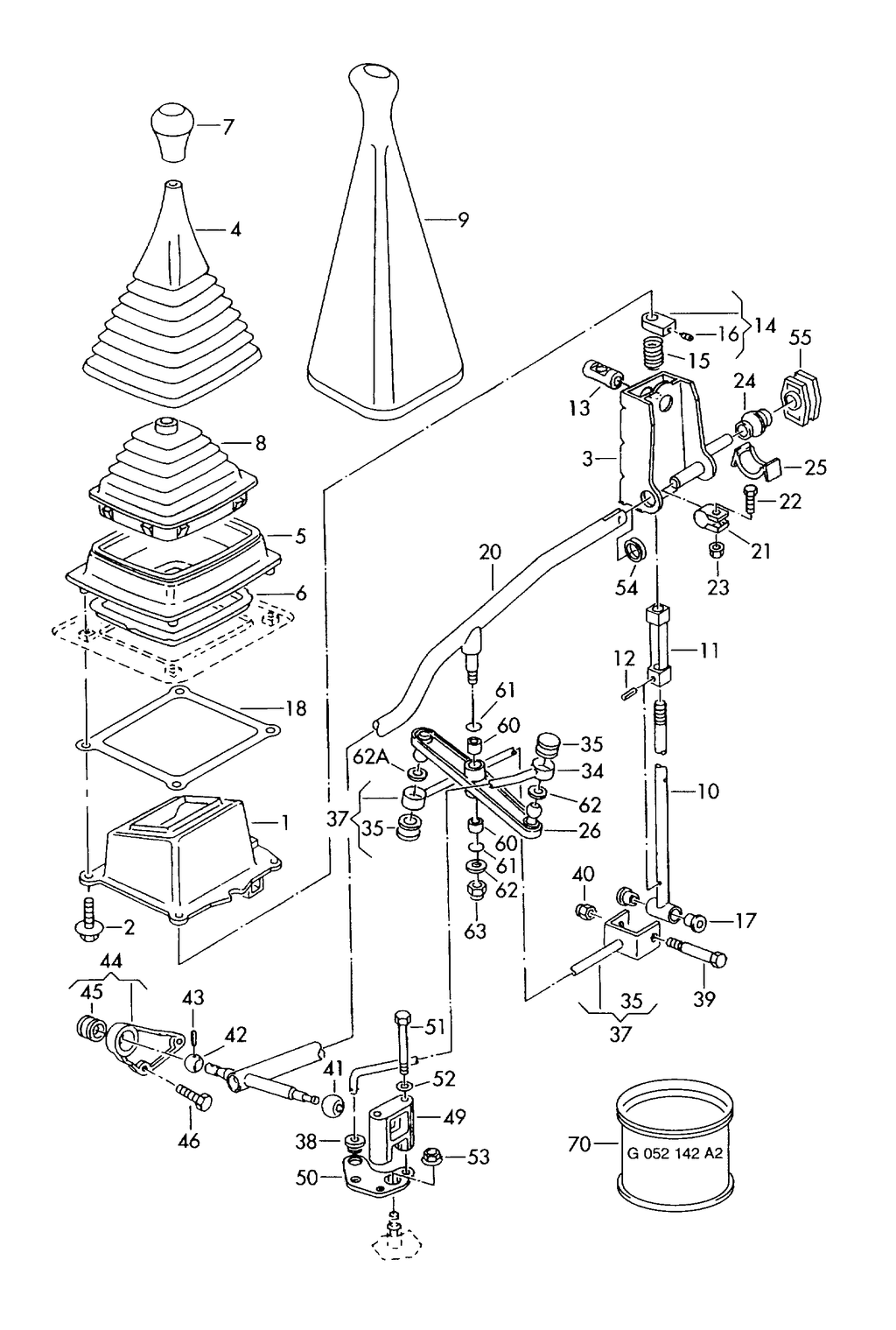 Shift Bushing for all Eurovan with manual transmission