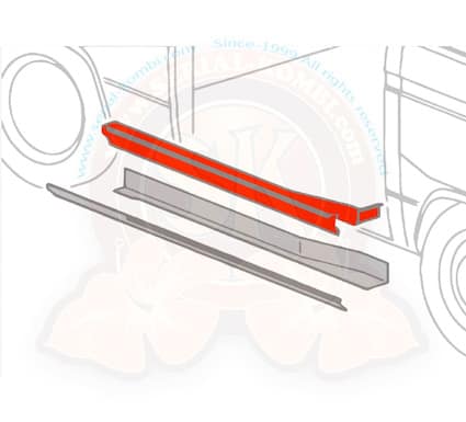 Sliding Door Sill with Lower Roller Runner