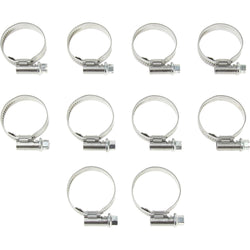 Stainless Steel Hose Clamp 20-32mm, 9mm Wide, pack of 10