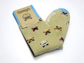Tan Tiled Westy Socks- Pair