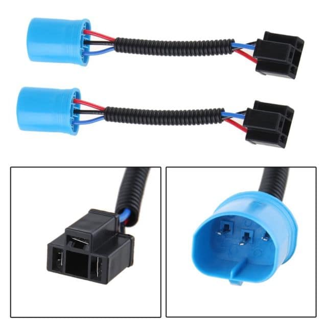 Vanagon H4 Square Headlight Kit with LED bulbs