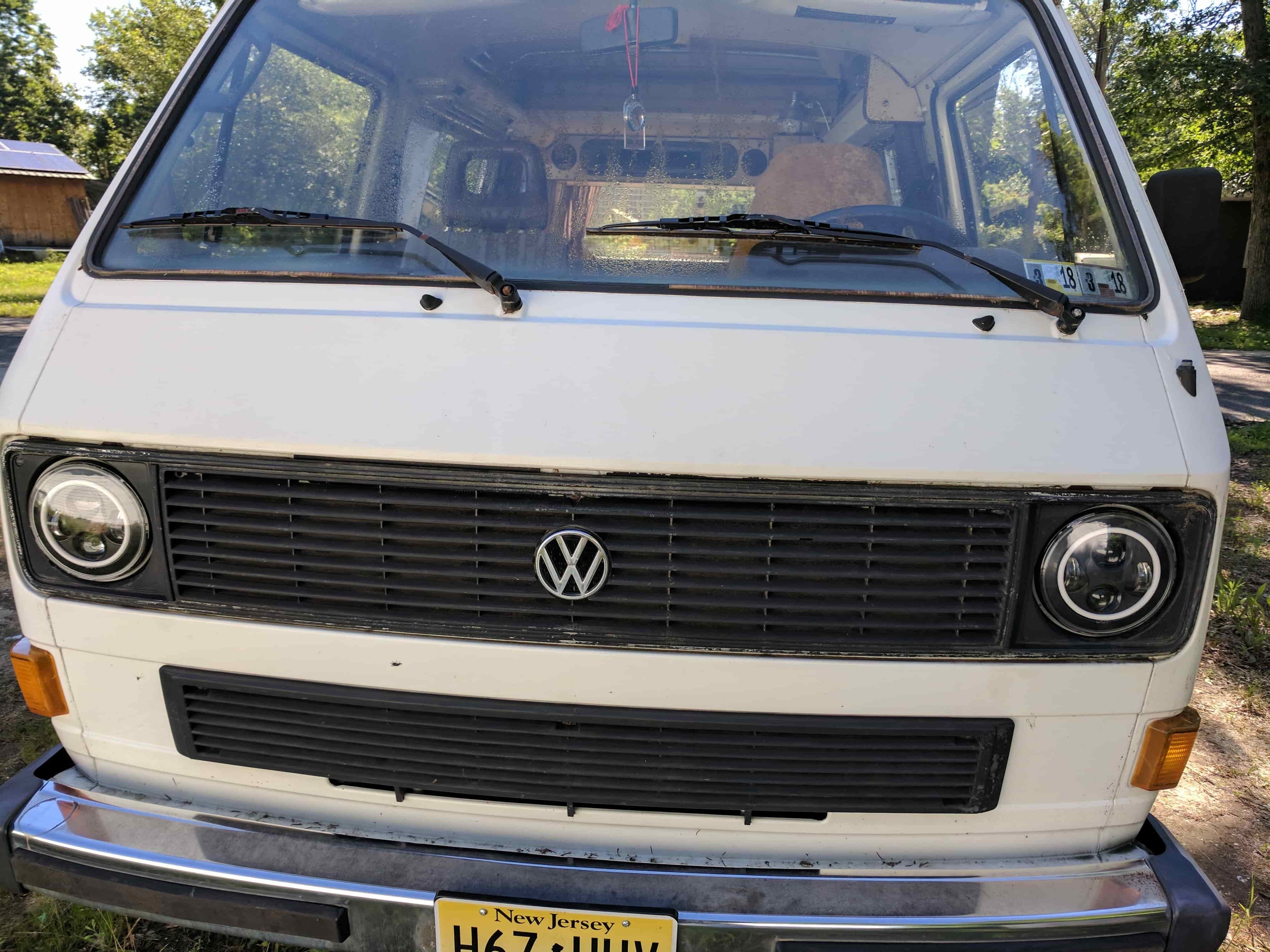 7 inch round LED Vanagon Headlight set
