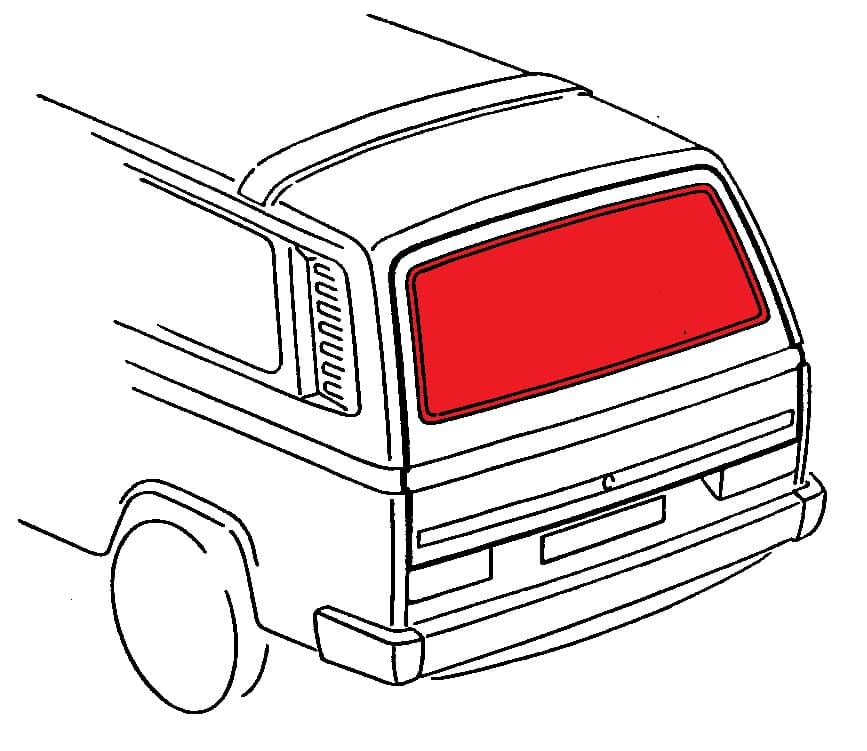 Window Seal Kit for 85-92 Vanagon with no chrome